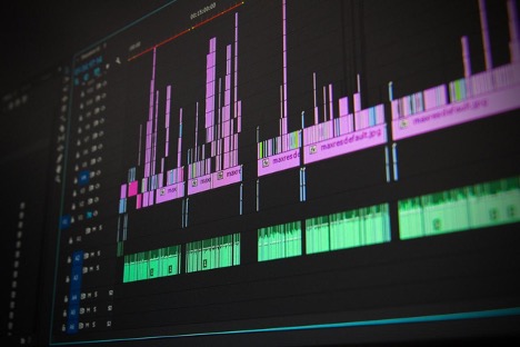 This is an image of a video being edited with Adobe Premiere Pro.