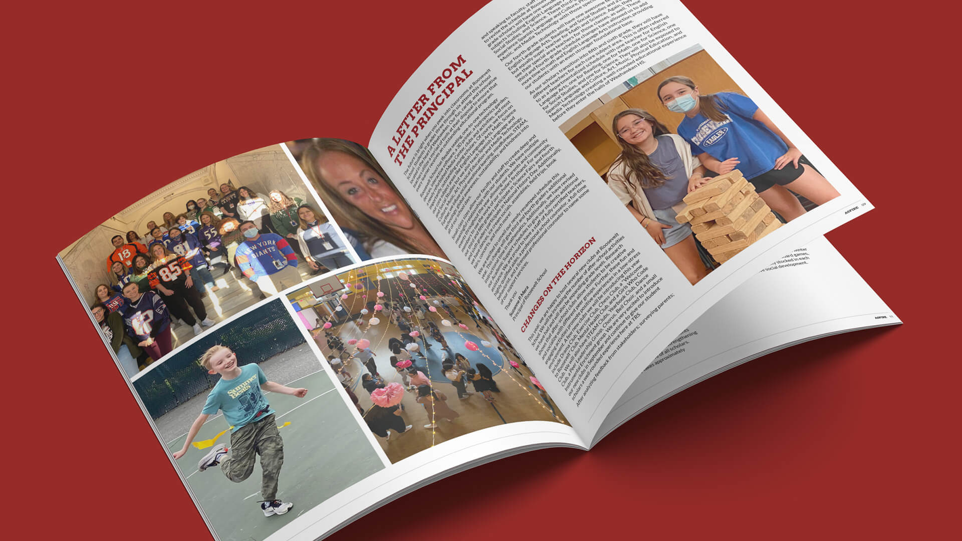 Weehawken School District Annual Report Branding