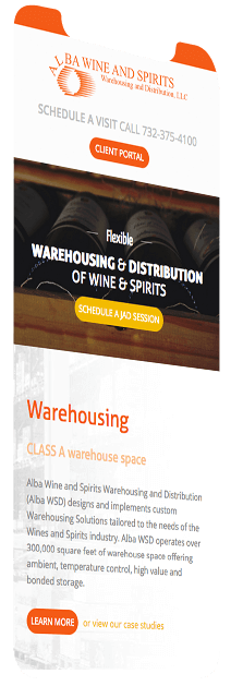 Alba Wine & Spirits Warehousing and Distribution Design